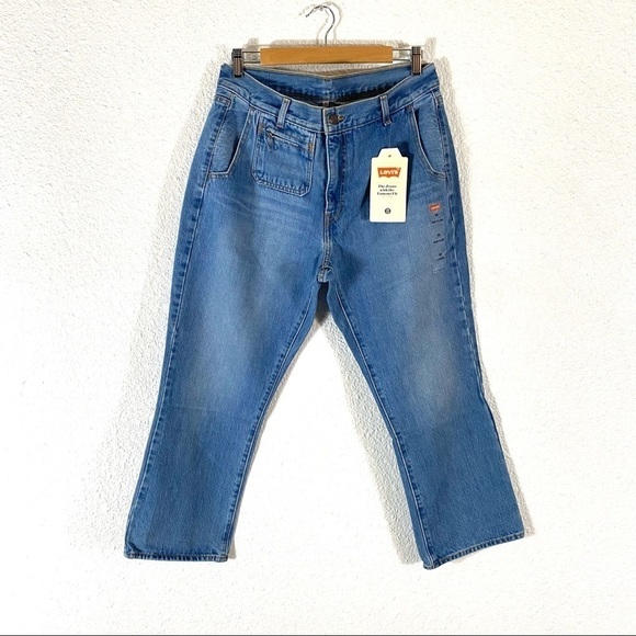 Levi’s High Rise Kick Flare Jeans SZ 32 - Picture 8 of 9